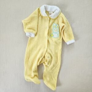 Vintage Sears Bunny Terrycloth PJs 0-3 months